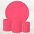 Painel Redondo e Capas Tecido Rosa Neon WKPC-10005 - Imagem 1