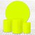 Painel Redondo e Capas Tecido Verde Neon WKPC-10001 - Imagem 1