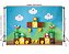 Fundo Fotográfico Newborn 3D Mario Bros 2,60x1,70 WFM-1212 - Imagem 2