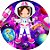 Painel Redondo Tecido Sublimado 3D Astronauta WRD-6397 - Imagem 1