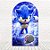 Painel Romano Tecido Sublimado 3D Sonic 1,20x2,10 WRGG-037 - Imagem 1