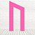 Painel Portal Diagonal Tecido Sublimado 3D Pink 1,00 x 2,00 WPD-064 - Imagem 1