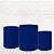 Trio de Capas Tecido Cilindros Azul Marinho WCC-10011 - Imagem 1