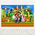 Painel Retangular Tecido Sublimado 3D Mario Bros WRT-6140 - Imagem 1