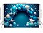 Fundo Fotográfico Pequeno 3D Futurista Balões Galáxia 1,50x1,20 WFP-1270 - Imagem 2
