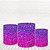 Trio Capas De Cilindro Tecido Sublimado 3D Efeito Glitter WCC-1054 - Imagem 1