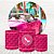 Kit Painel Redondo E Capas Tecido Sublimado Barbiecore Rosa WKPC-2540 - Imagem 1