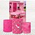 Painel Retangular E Capas Tecido Sublimado Carro Barbiecore Rosa WKPC-2539 - Imagem 1