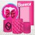 Kit 2 Painéis E Capas Tecido Sublimad Boneca Rosa Barbiecore WKPC-2542 - Imagem 1