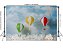 Fundo Fotográfico Pequeno Tecido Sublimado 3D Balões 1,50x1,20 WFP-1332 - Imagem 2