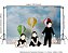Fundo Fotográfico Newborn Tecido Sublimado 3D Balões 2,20x1,50 WFF-2010 - Imagem 3