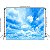 Fundo Fotográfico Newborn Tecido Sublimado 3D Nuvens 3,00x2,50 WFG-754 - Imagem 2