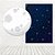 Kit Painéis Casadinho Tecido Sublimado 3D Astronauta e Galaxia WPC-941 - Imagem 1