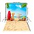 Fundo Fotográfico Newborn Tecido Sublimado 3D Praia Pet 1,20x1,75 WFPM-015 - Imagem 2