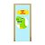Capa de Porta Decorativa Tecido Sublimado 0,85x2,10 Dino Baby WCP-031 - Imagem 2