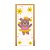 Capa de Porta Decorativa Tecido Sublimado 0,85x2,10 Ursinha Bailarina WCP-007 - Imagem 2