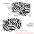 Toalha de Mesa Decorativa Festa 0,70x1,40 Tecido Sublimado Animal Print Estampa Zebra WTM-002 - Imagem 3