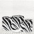 Trio Capas De Cilindro Tecido Sublimado 3D Animal Print Estampa Zebra WCC-1238 - Imagem 1