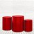 Trio Capas De Cilindro Tecido Sublimado 3D Metalizado Vermelho Real WCC-20008 - Imagem 1