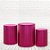 Trio Capas De Cilindro Tecido Sublimado 3D Metalizado Pink Real WCC-20006 - Imagem 1