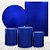 Kit 2 Painéis e Capas Tecido 3D Metalizado Azul Bic WKPC-20015 - Imagem 1