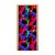 Capa de Porta Decorativa Tecido Sublimado 0,85x2,10 Bolha Sabão Neon WCP-066 - Imagem 2