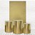 Painel Retangular e Capas Tecido Sublimado 3D Metalizado Dourado WKPC-20017 - Imagem 1