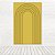 Painel Retangular Tecido Sublimado 3D Ripado Amarelo 1,50x2,20 WRT-7101 - Imagem 1