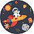 Painel Redondo Tecido Sublimado 3D Astronauta e Galáxia WRD-074 - Imagem 1