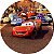 Painel Redondo Tecido Sublimado 3D Carros McQueen WRD-2817 - Imagem 1
