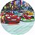 Painel Redondo Tecido Sublimado 3D Carros McQueen WRD-2915 - Imagem 1