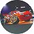 Painel Redondo Tecido Sublimado 3D Carros McQueen WRD-2916 - Imagem 1