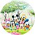 Painel Redondo Tecido Sublimado 3D Baby Disney WRD-3067 - Imagem 1
