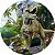 Painel Redondo Tecido Sublimado 3D Dinossauro WRD-525 - Imagem 1