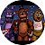 Painel Redondo Tecido Sublimado 3D Five Nights At Freddy's WRD-3641 - Imagem 1