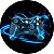 Painel Redondo Tecido Sublimado 3D Game Playstation WRD-3380 - Imagem 1