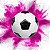 Painel Redondo Tecido Sublimado 3D Futebol e Bola WRD-923 - Imagem 1