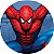 Painel Redondo Tecido Sublimado 3D Homem Aranha WRD-129 - Imagem 1
