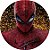 Painel Redondo Tecido Sublimado 3D Homem Aranha WRD-2531 - Imagem 1