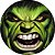 Painel Redondo Tecido Sublimado 3D Hulk WRD-1650 - Imagem 1