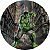 Painel Redondo Tecido Sublimado 3D Hulk WRD-2887 - Imagem 1
