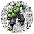 Painel Redondo Tecido Sublimado 3D Hulk WRD-625 - Imagem 1