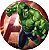 Painel Redondo Tecido Sublimado 3D Hulk WRD-680 - Imagem 1