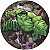 Painel Redondo Tecido Sublimado 3D Hulk WRD-912 - Imagem 1