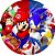 Painel Redondo Tecido Sublimado 3D Mario Bros WRD-1202 - Imagem 1