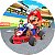 Painel Redondo Tecido Sublimado 3D Mario Bros WRD-2786 - Imagem 1