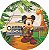 Painel Redondo Tecido Sublimado 3D Mickey Safari WRD-085 - Imagem 1