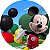 Painel Redondo Tecido Sublimado 3D Mickey WRD-2427 - Imagem 1