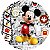 Painel Redondo Tecido Sublimado 3D Mickey WRD-2799 - Imagem 1