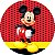 Painel Redondo Tecido Sublimado 3D Mickey WRD-2800 - Imagem 1
